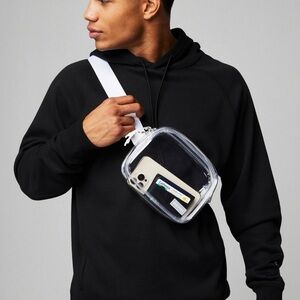 NWT Fabletics Clear Belt Bag